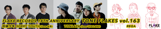 FLAKE RECORDS 18TH ANNIVERSARY, TONE FLAKES vol.163